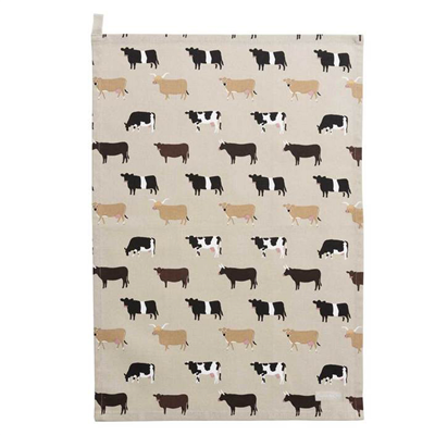 Sophie Allport Cows Tea Towel